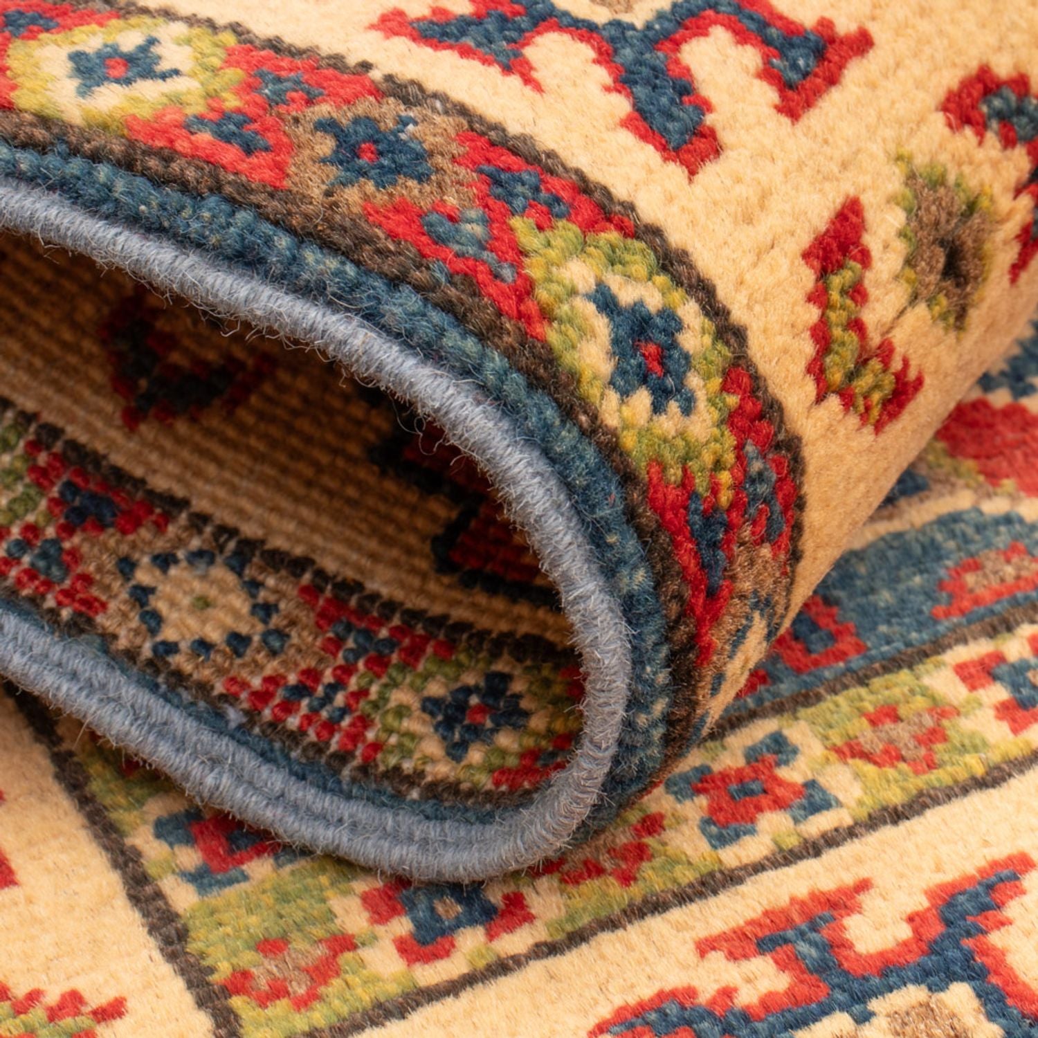 Alfombra Ziegler - Kazak - 90 x 64 cm - azul