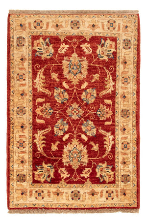 Alfombra Ziegler - 86 x 59 cm - rojo burdeos