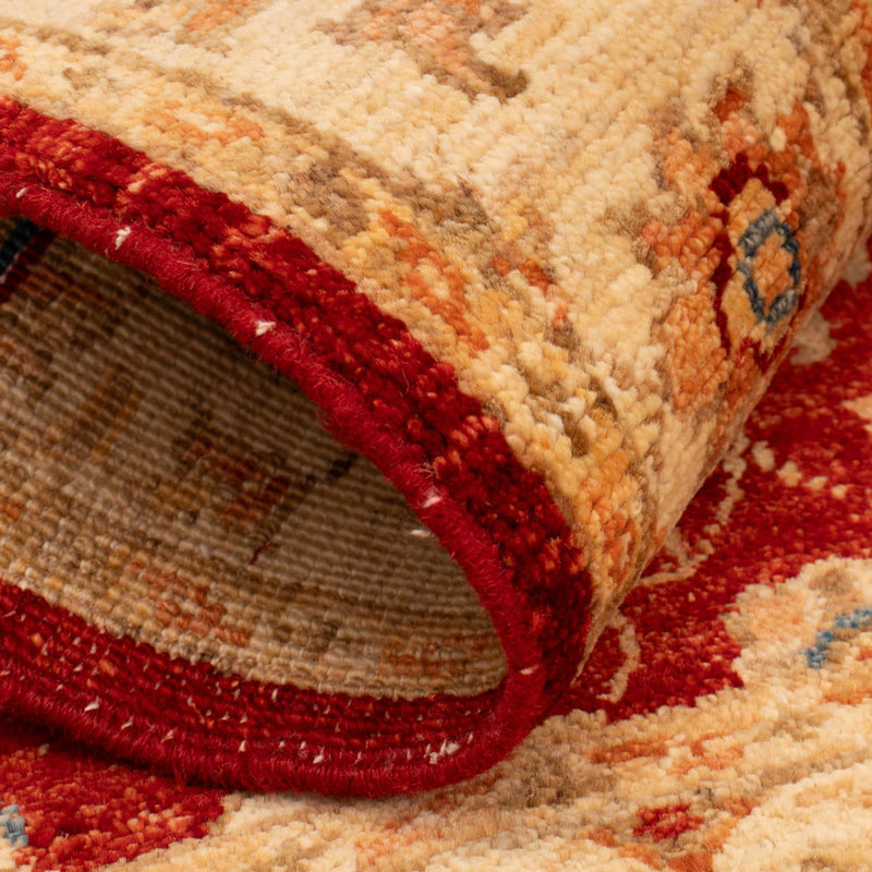 Alfombra Ziegler - 90 x 60 cm - rojo burdeos