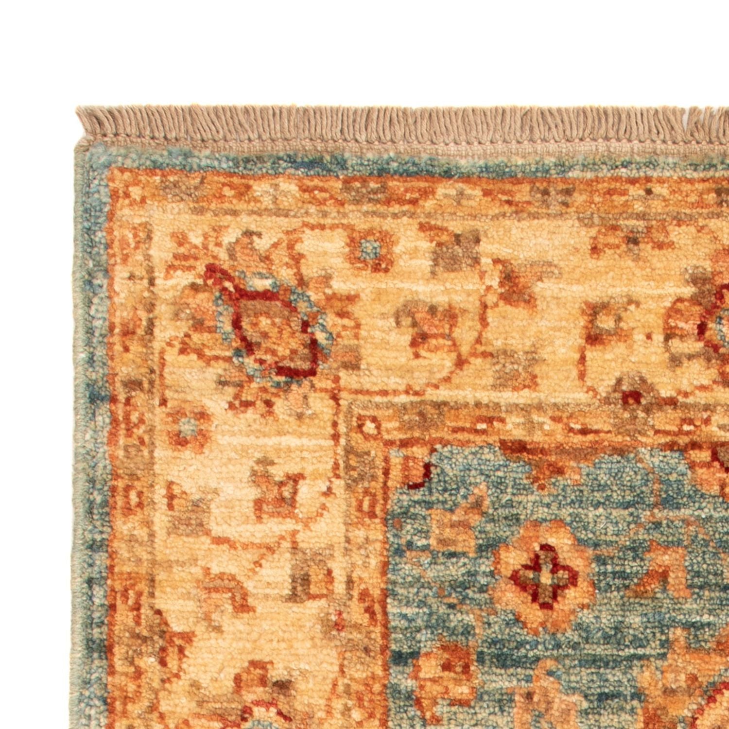 Alfombra Ziegler - 95 x 55 cm - turquesa