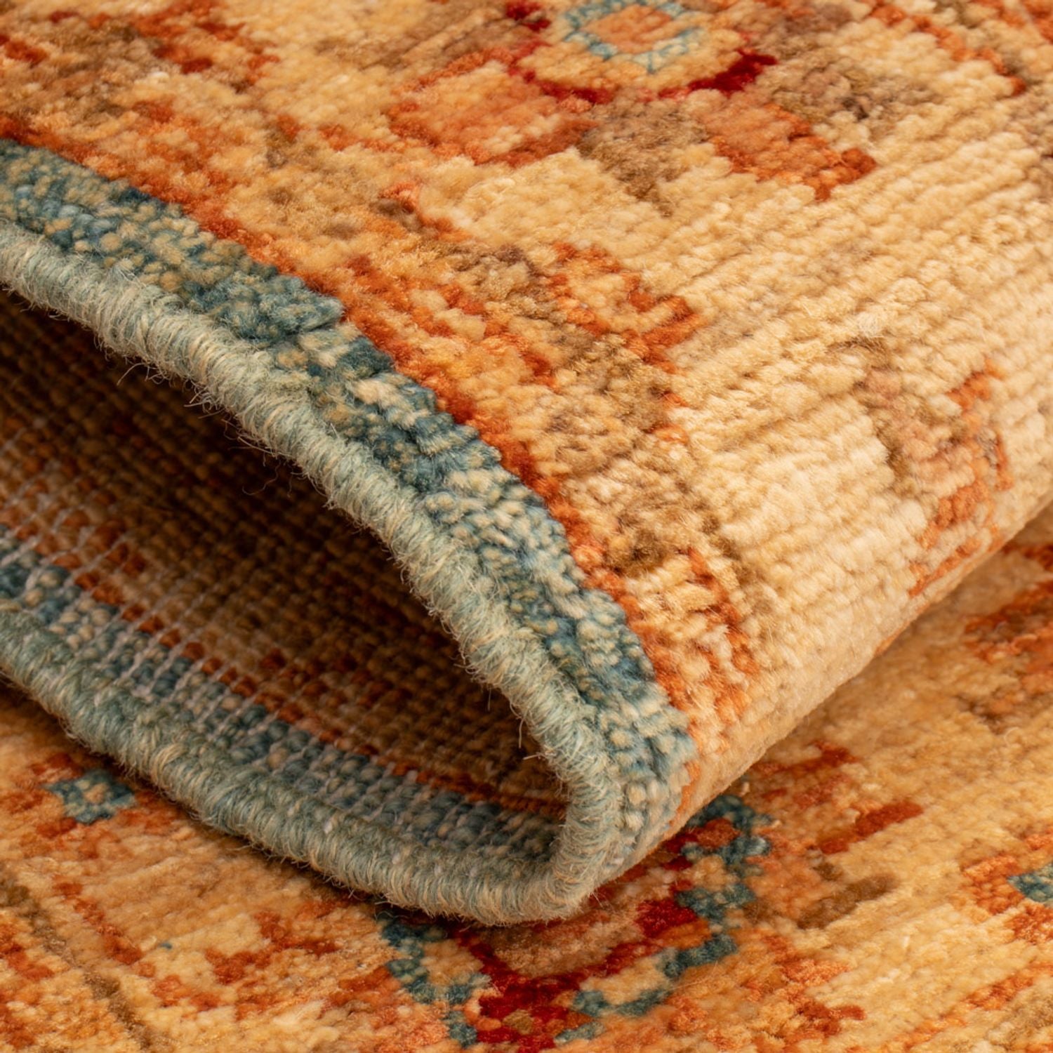 Alfombra Ziegler - 95 x 55 cm - turquesa