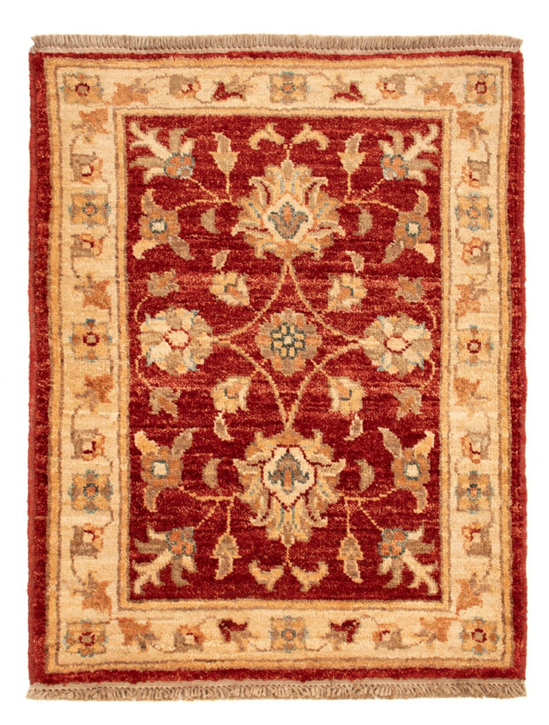 Alfombra Ziegler - 67 x 53 cm - rojo burdeos