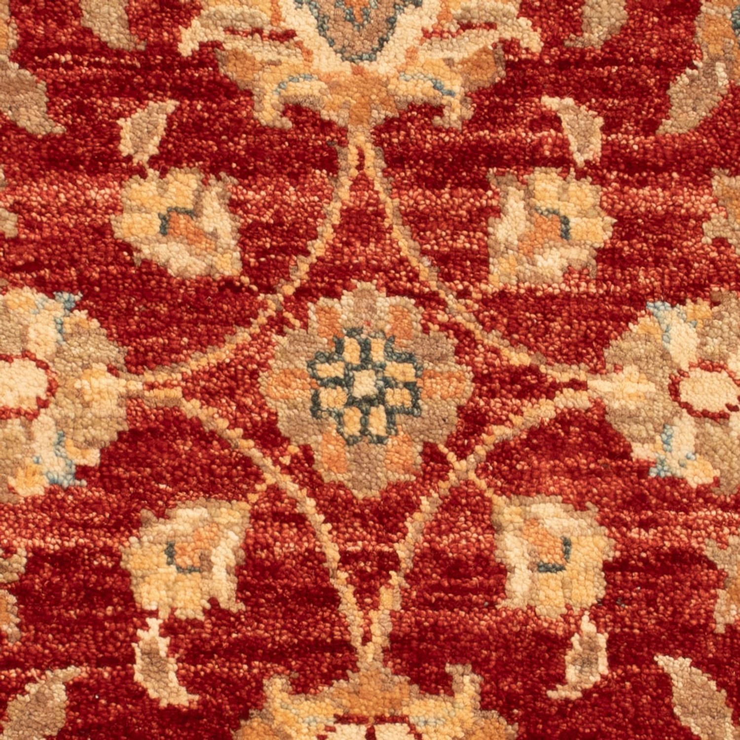 Alfombra Ziegler - 67 x 53 cm - rojo burdeos