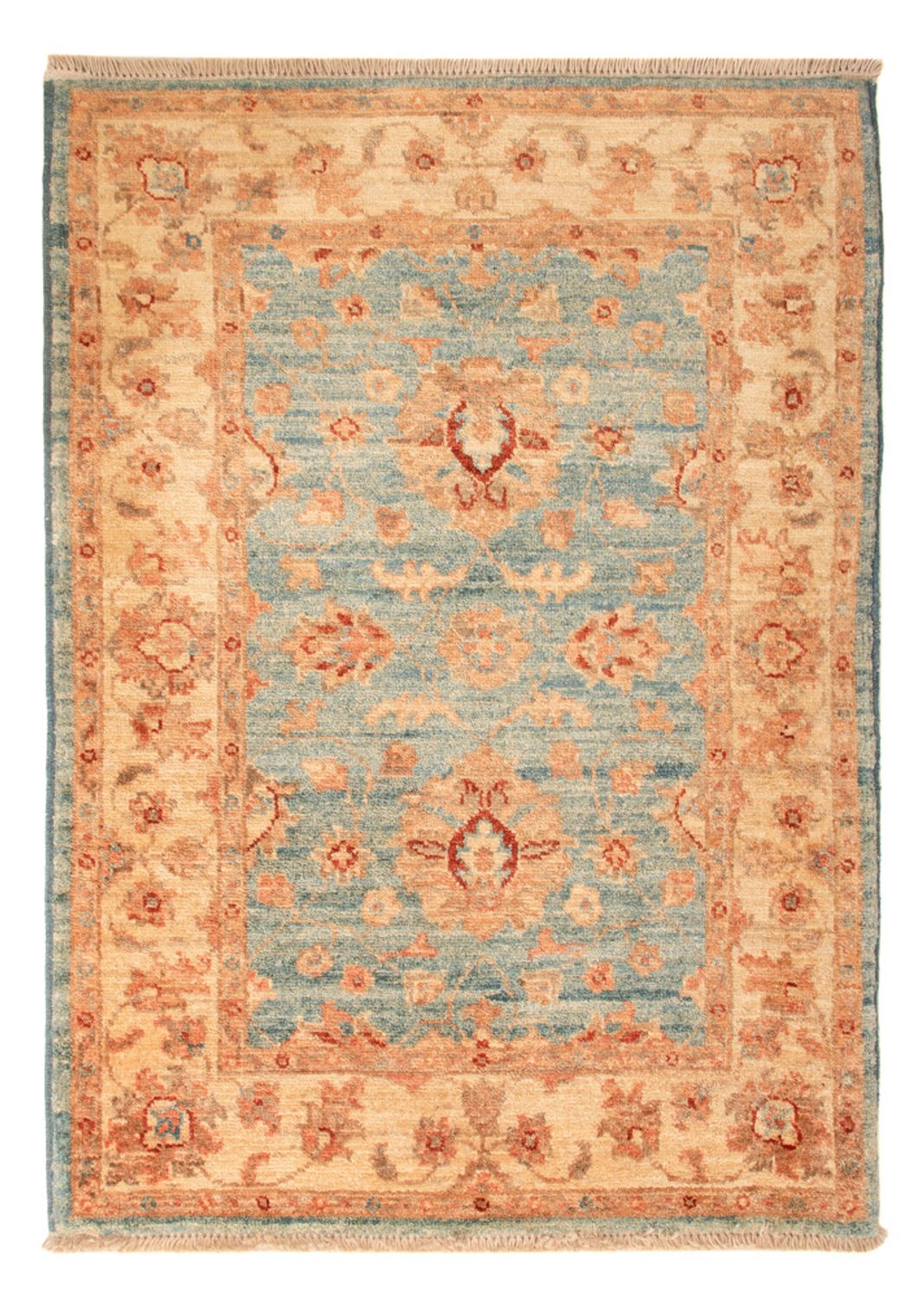 Alfombra Ziegler - 90 x 67 cm - azul claro