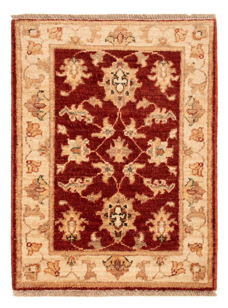 Alfombra Ziegler - 70 x 50 cm - rojo burdeos