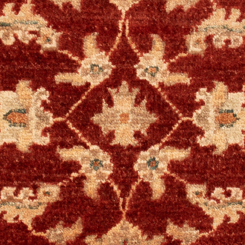 Alfombra Ziegler - 70 x 50 cm - rojo burdeos