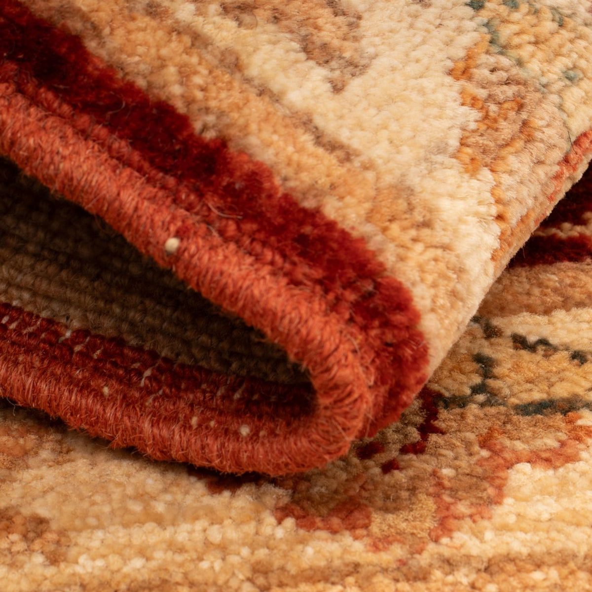 Alfombra Ziegler - 70 x 50 cm - rojo burdeos