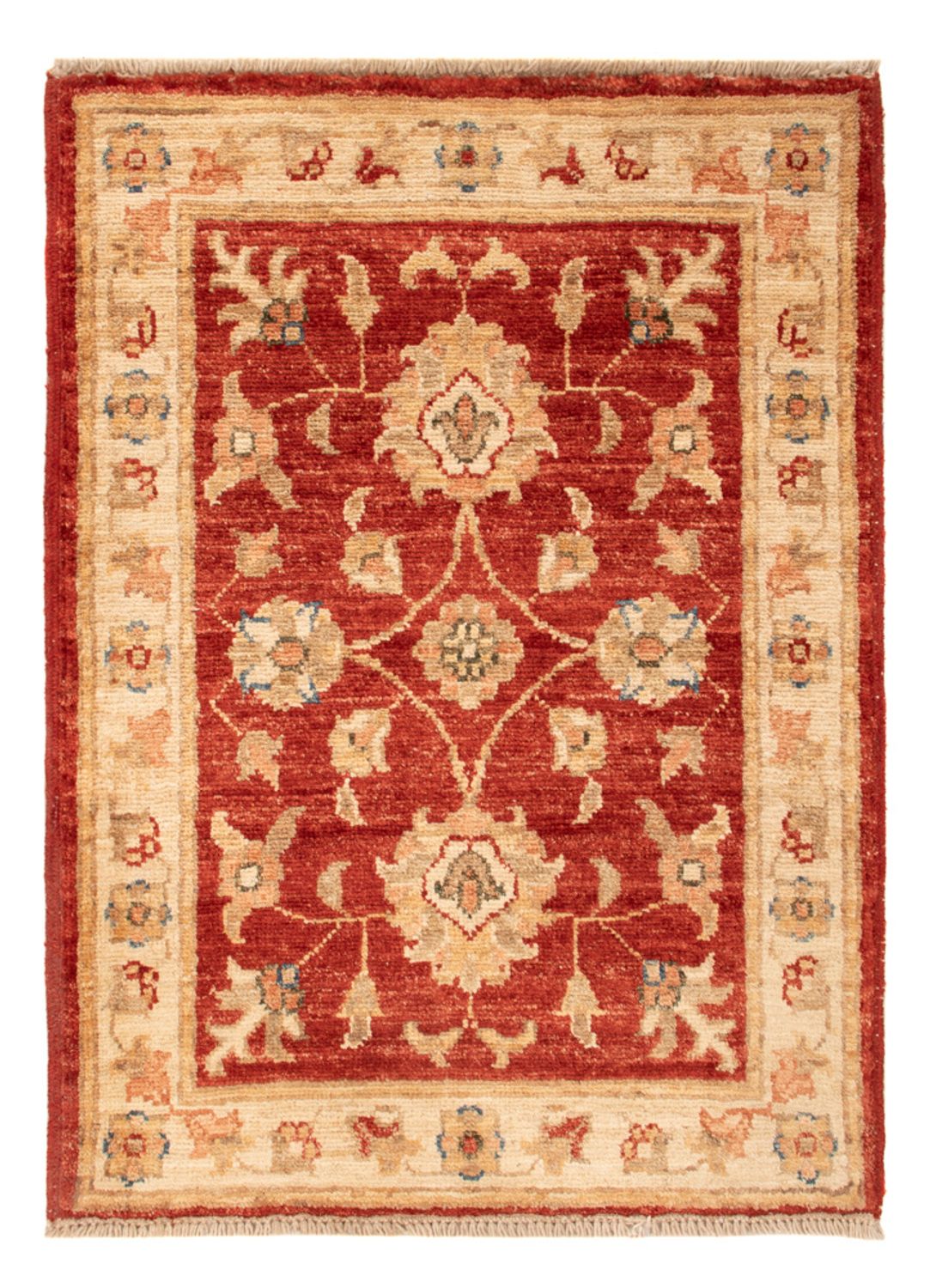 Alfombra Ziegler - 73 x 54 cm - rojo burdeos