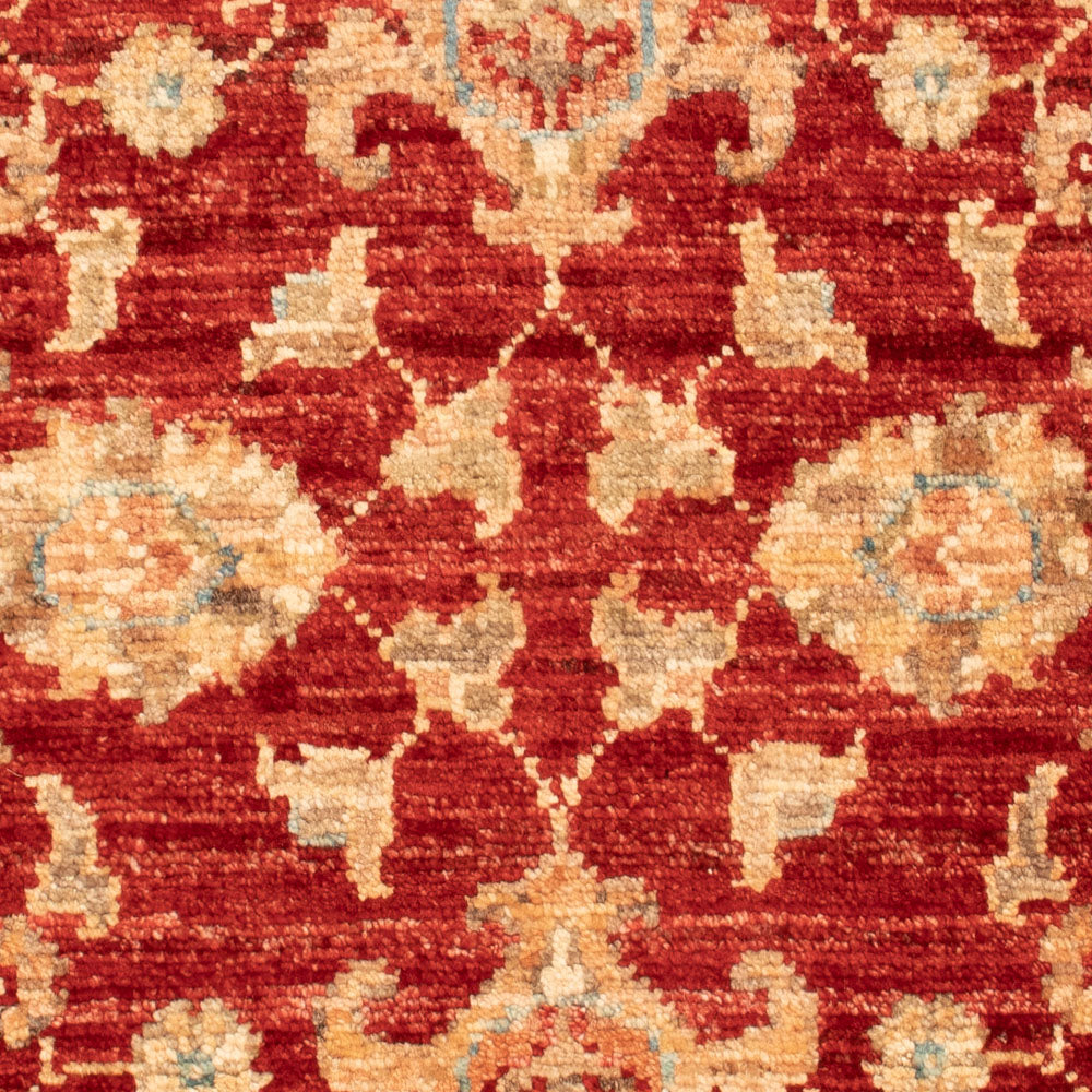 Alfombra Ziegler - 90 x 61 cm - rojo burdeos
