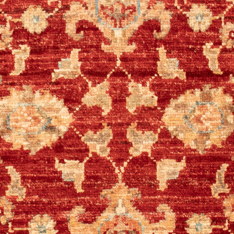Alfombra Ziegler - 90 x 61 cm - rojo burdeos