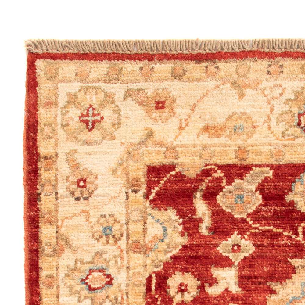 Alfombra Ziegler - 90 x 61 cm - rojo burdeos
