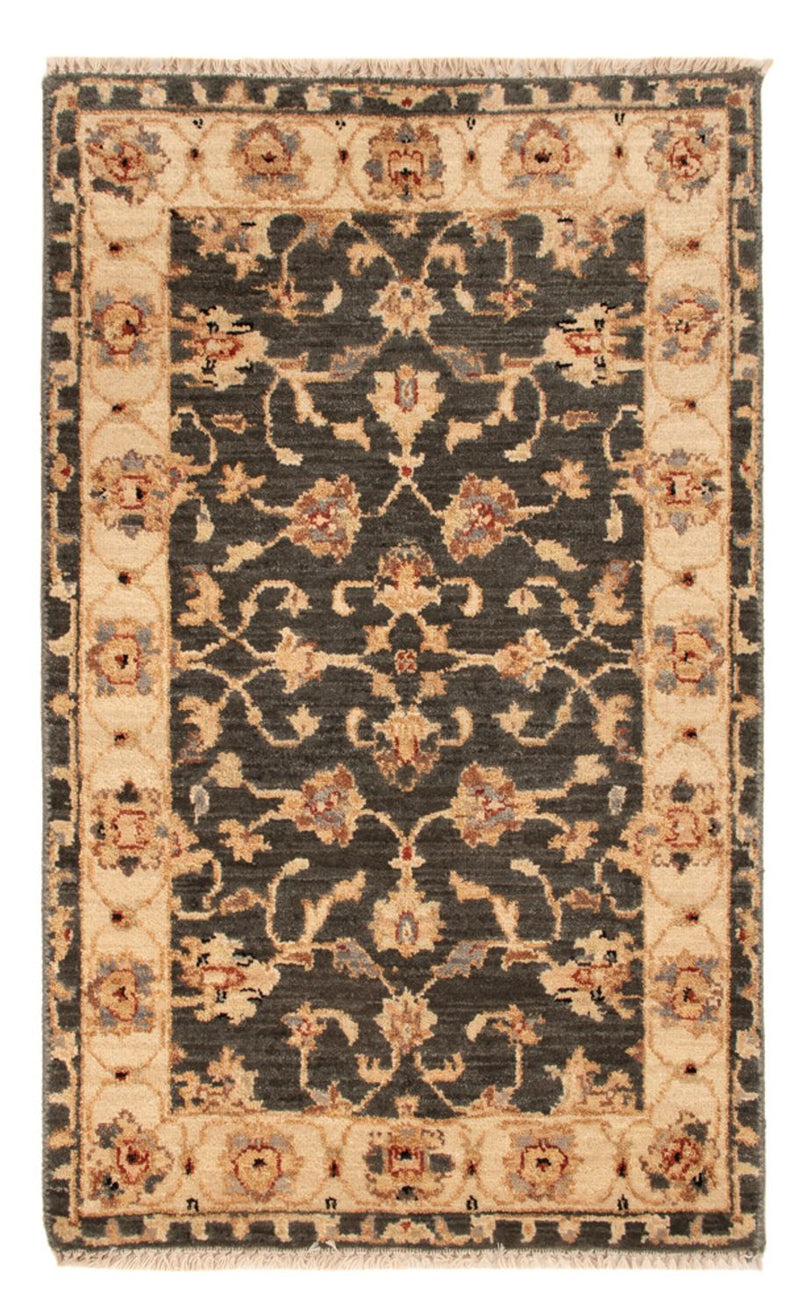Alfombra Ziegler - 90 x 60 cm - blanco y negro