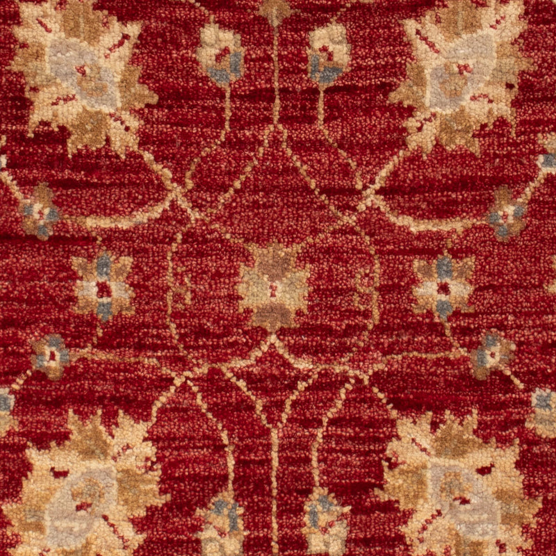 Alfombra Ziegler - 90 x 60 cm - rojo burdeos
