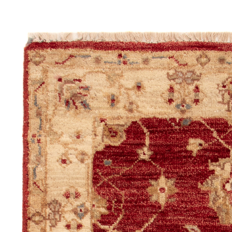 Alfombra Ziegler - 90 x 60 cm - rojo burdeos