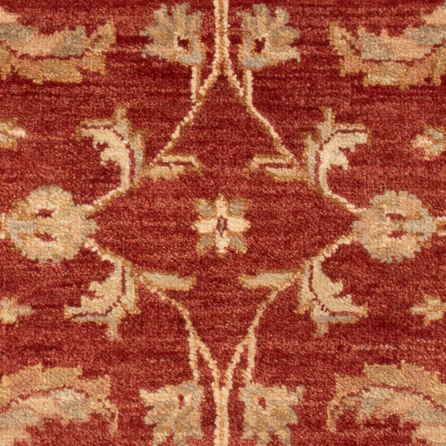 Alfombra Ziegler - 90 x 60 cm - rojo burdeos