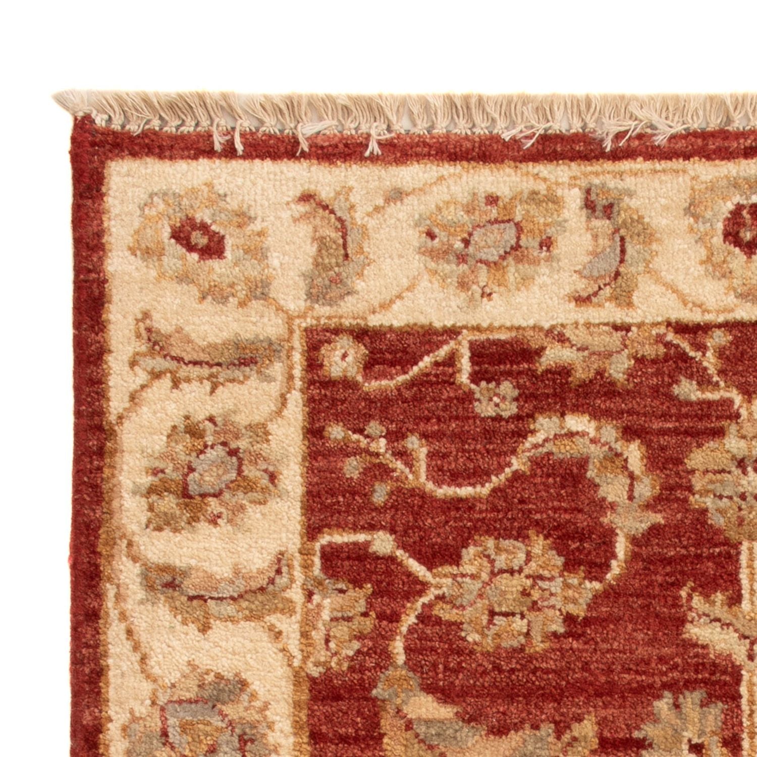 Alfombra Ziegler - 90 x 60 cm - rojo burdeos