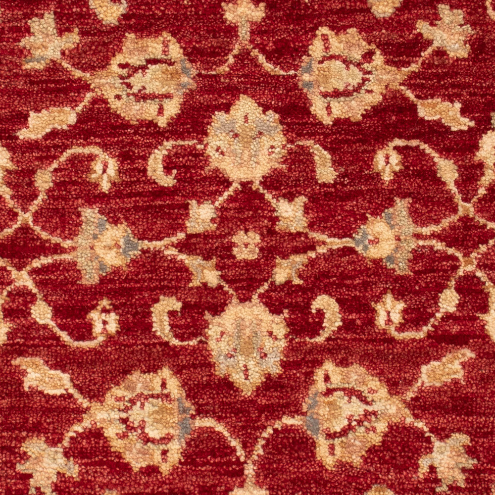 Alfombra Ziegler - 90 x 60 cm - rojo burdeos