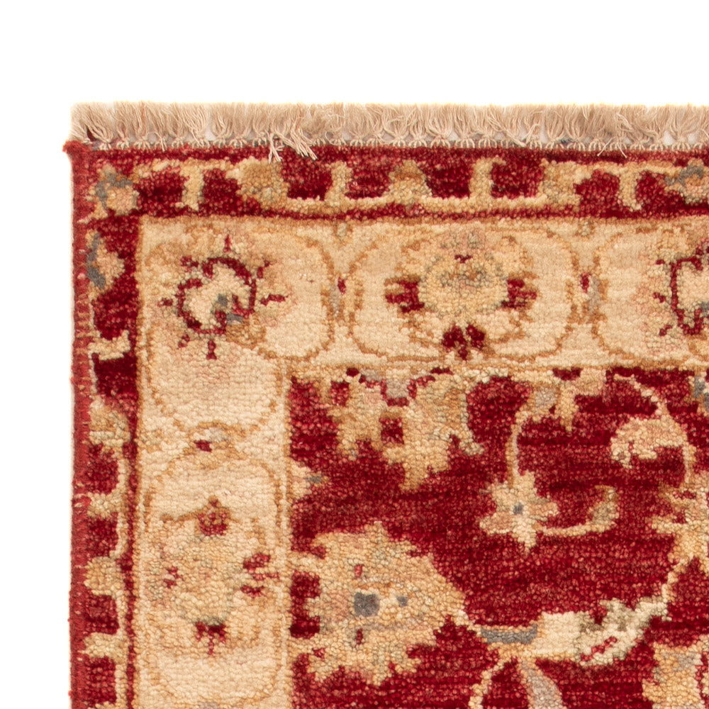 Alfombra Ziegler - 90 x 60 cm - rojo burdeos