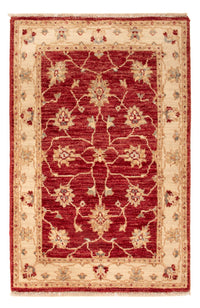 Alfombra Ziegler - 90 x 60 cm - rojo burdeos