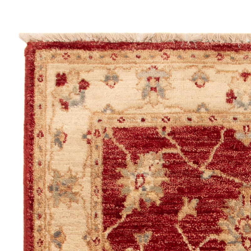 Alfombra Ziegler - 90 x 60 cm - rojo burdeos