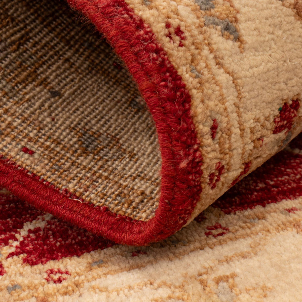 Alfombra Ziegler - 90 x 60 cm - rojo burdeos