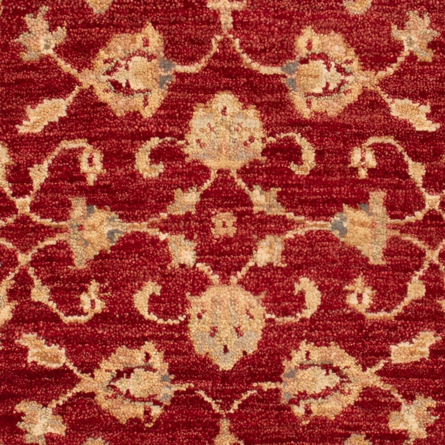 Alfombra Ziegler - 90 x 60 cm - rojo burdeos
