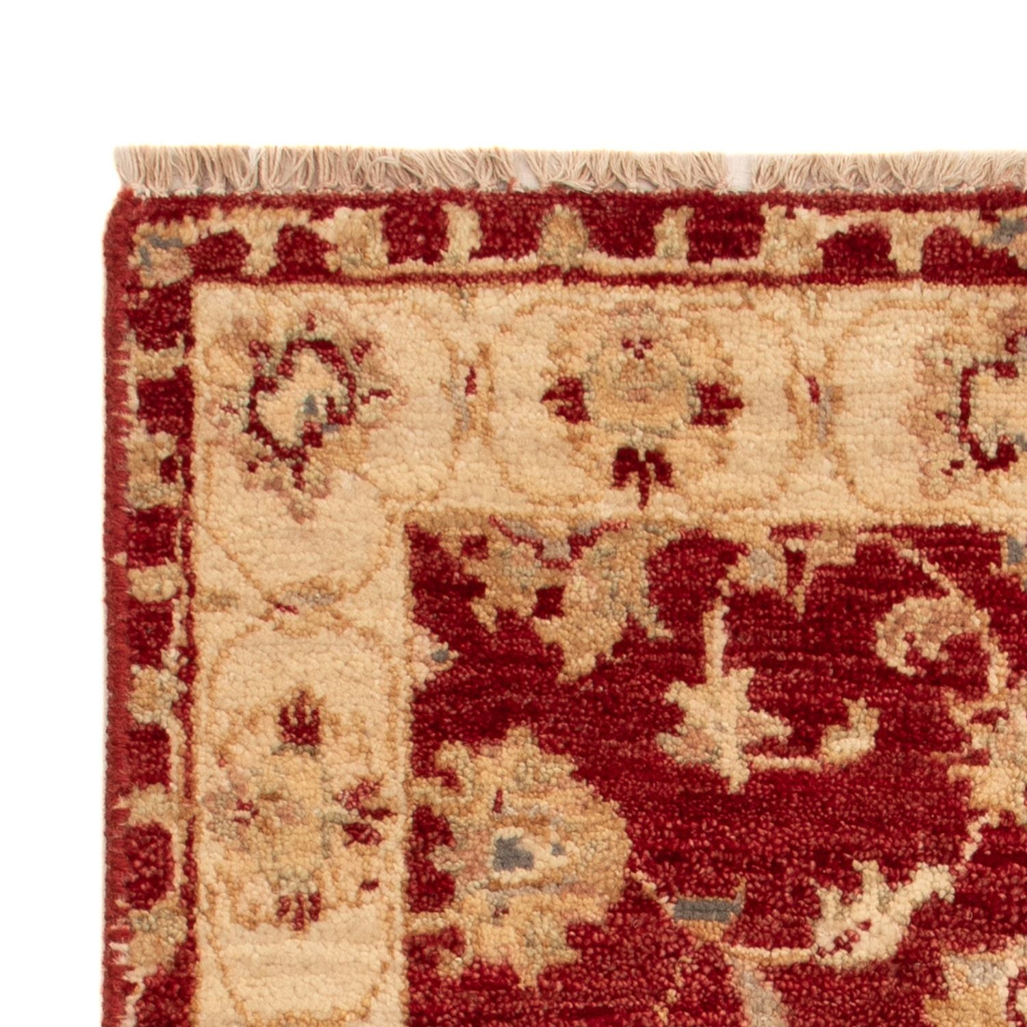 Alfombra Ziegler - 90 x 60 cm - rojo burdeos