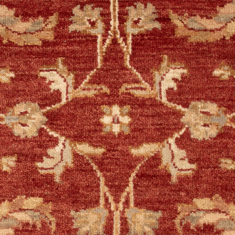 Alfombra Ziegler - 90 x 60 cm - rojo burdeos