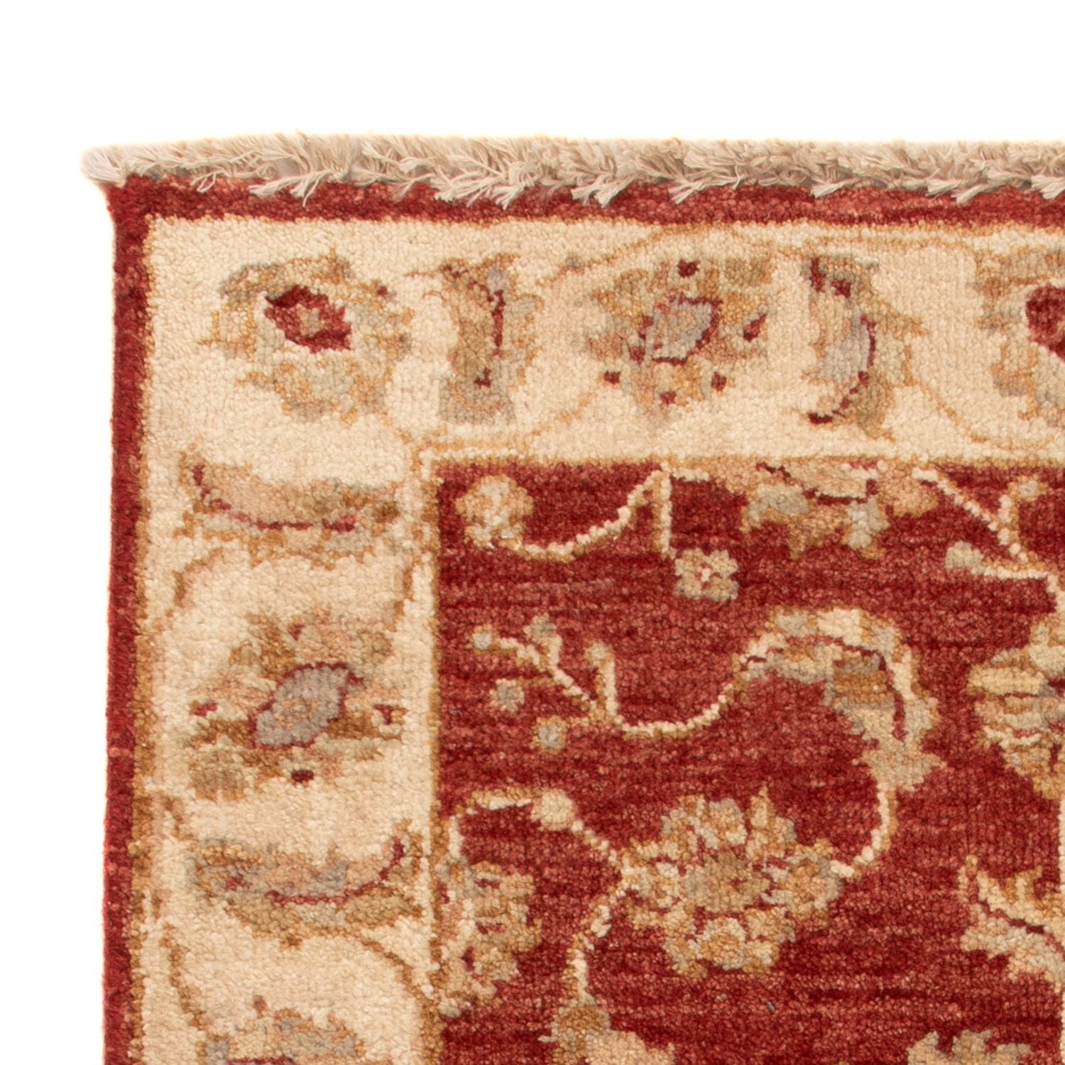 Alfombra Ziegler - 90 x 60 cm - rojo burdeos