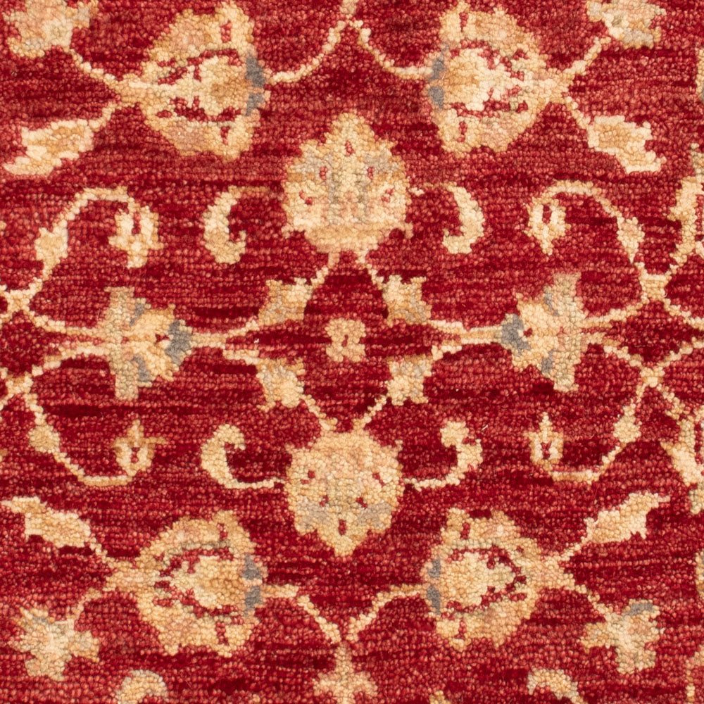 Alfombra Ziegler - 90 x 60 cm - rojo burdeos