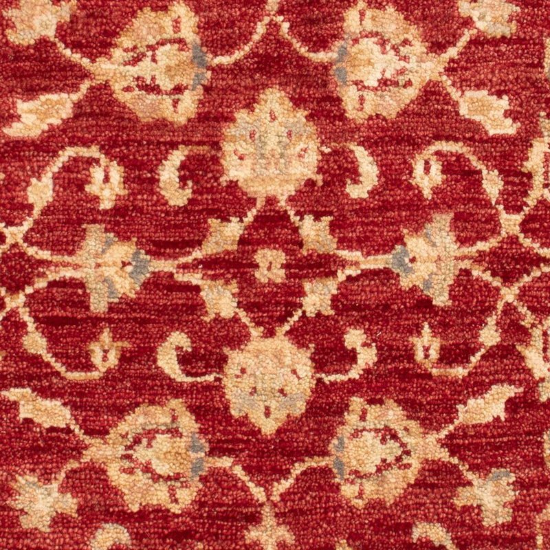 Alfombra Ziegler - 90 x 60 cm - rojo burdeos