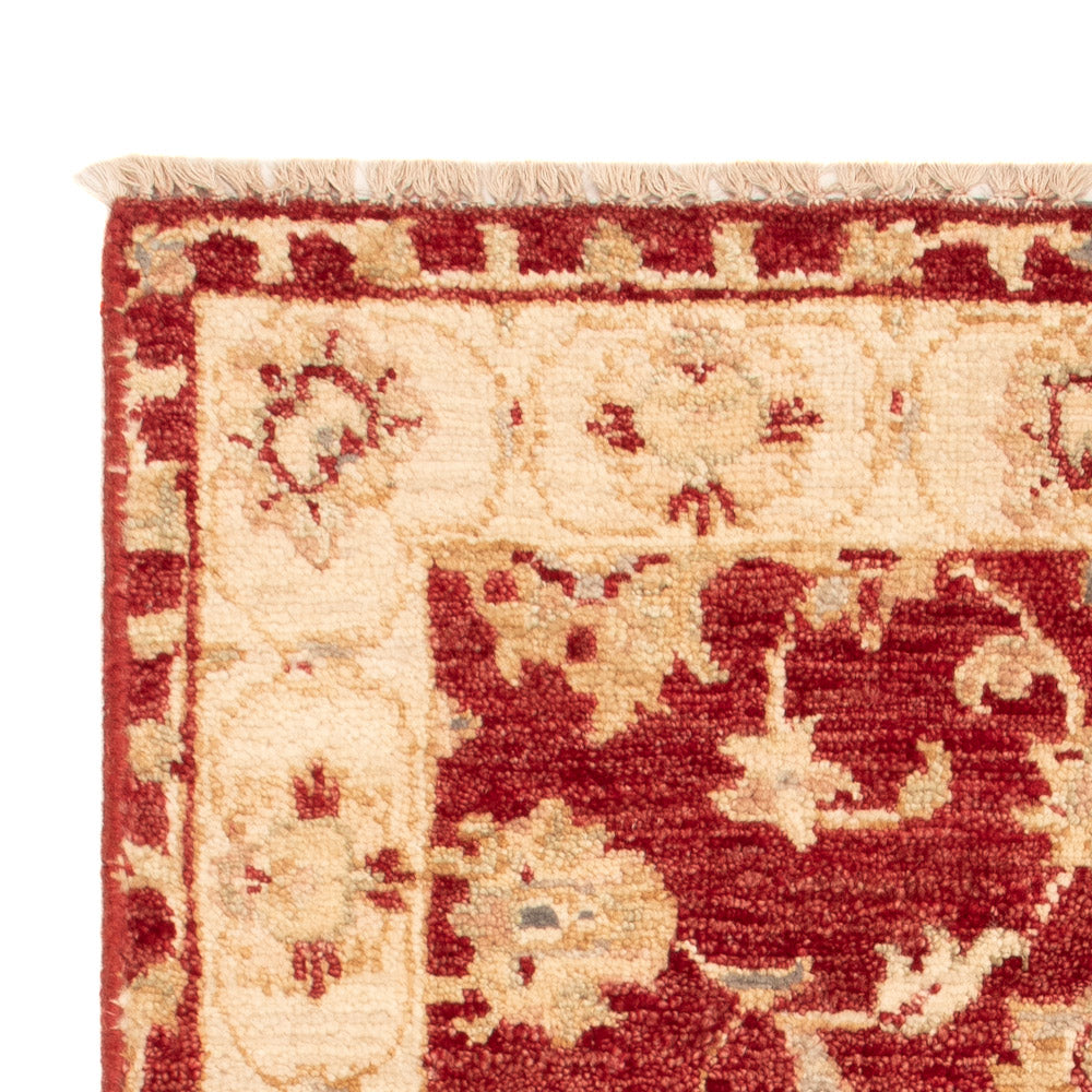 Alfombra Ziegler - 90 x 60 cm - rojo burdeos