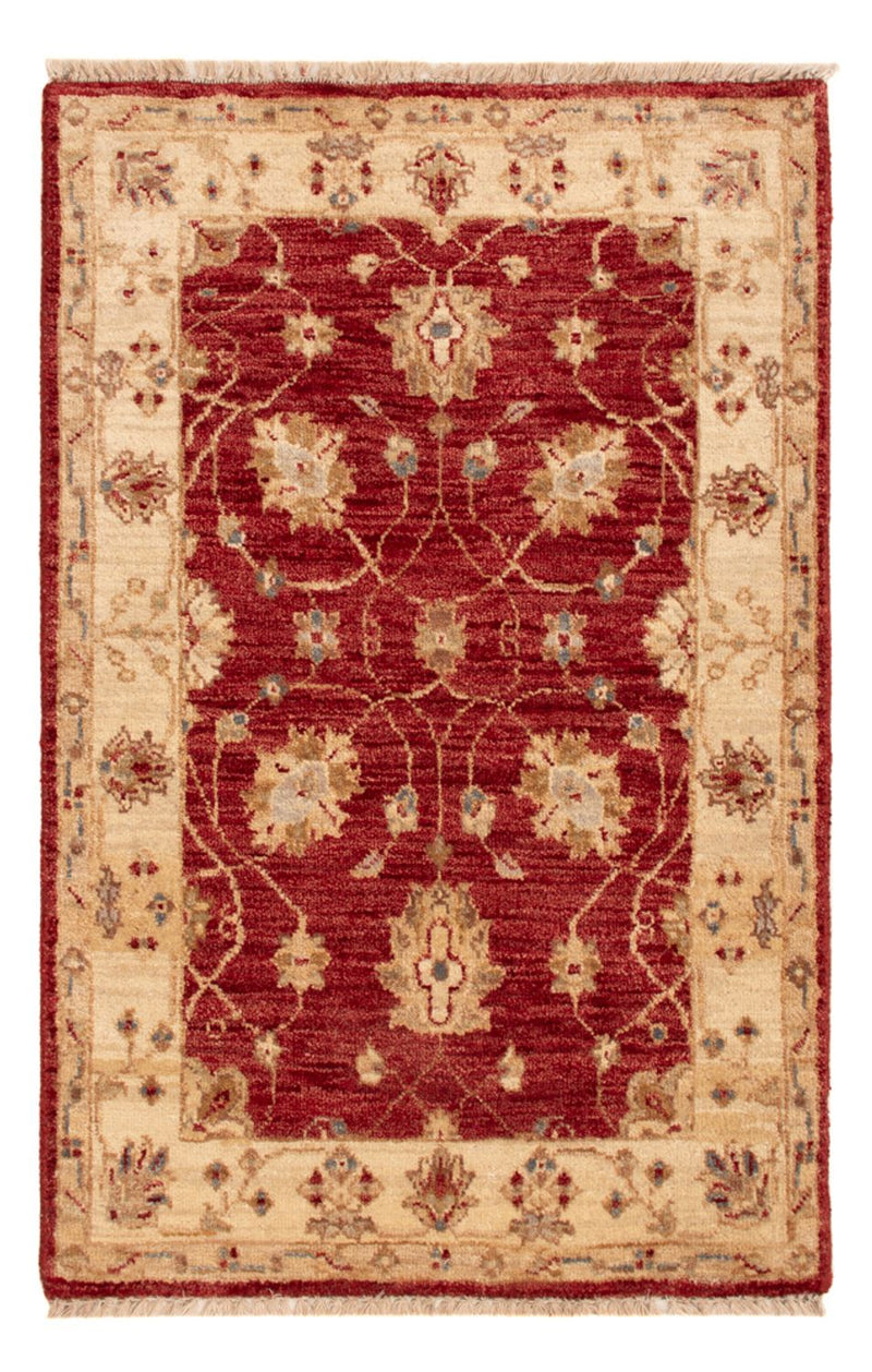 Alfombra Ziegler - 90 x 60 cm - rojo burdeos
