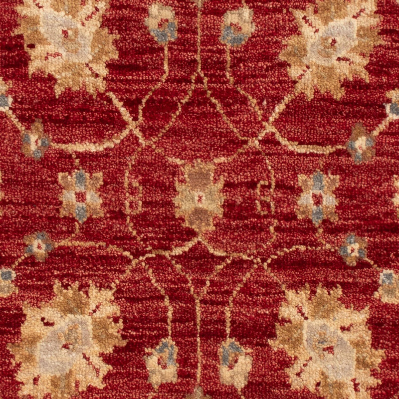 Alfombra Ziegler - 90 x 60 cm - rojo burdeos