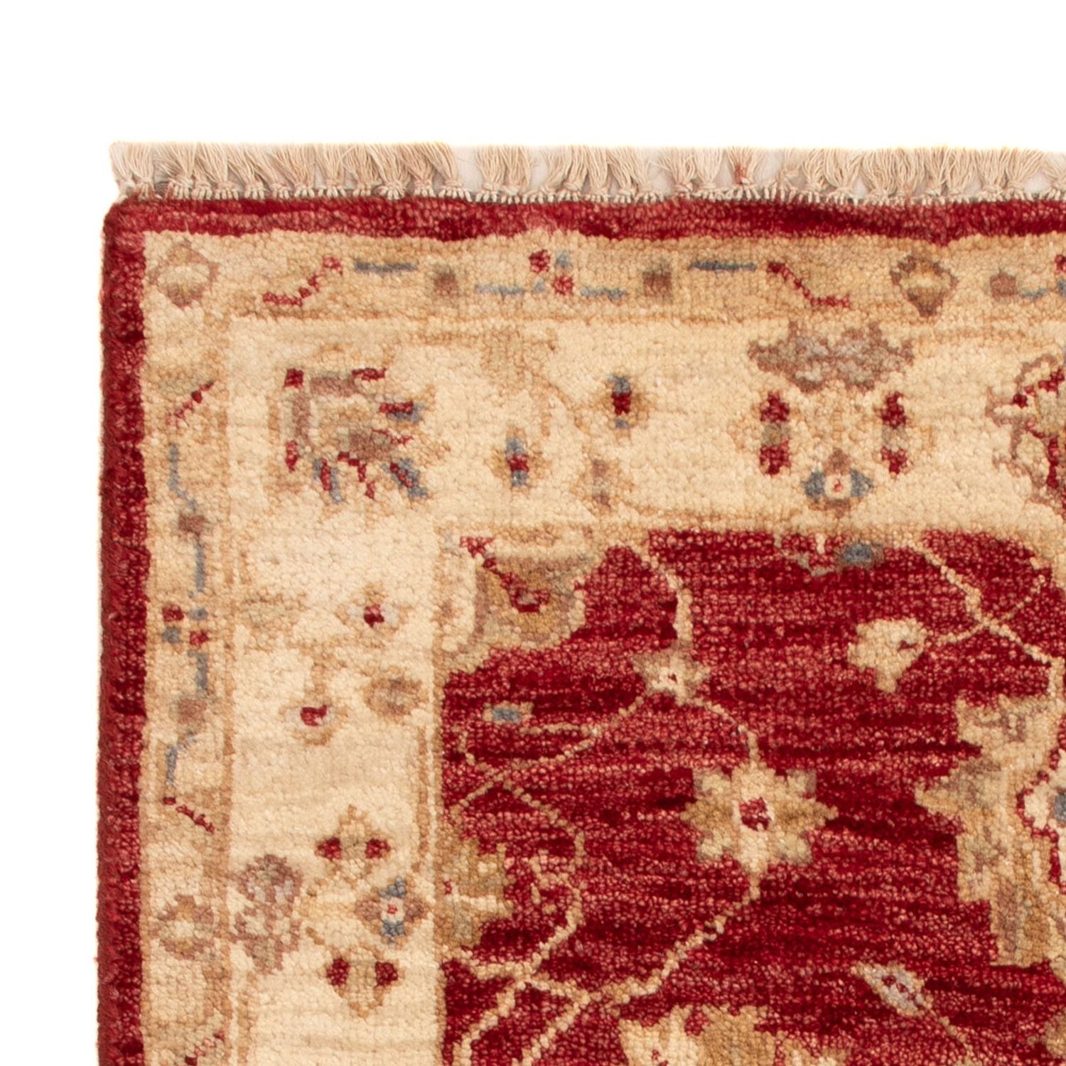 Alfombra Ziegler - 90 x 60 cm - rojo burdeos