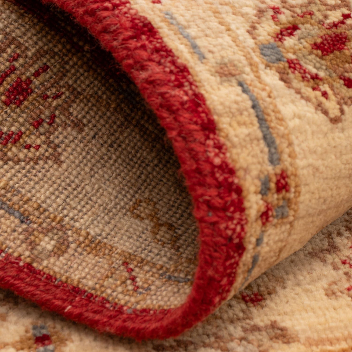 Alfombra Ziegler - 90 x 60 cm - rojo burdeos