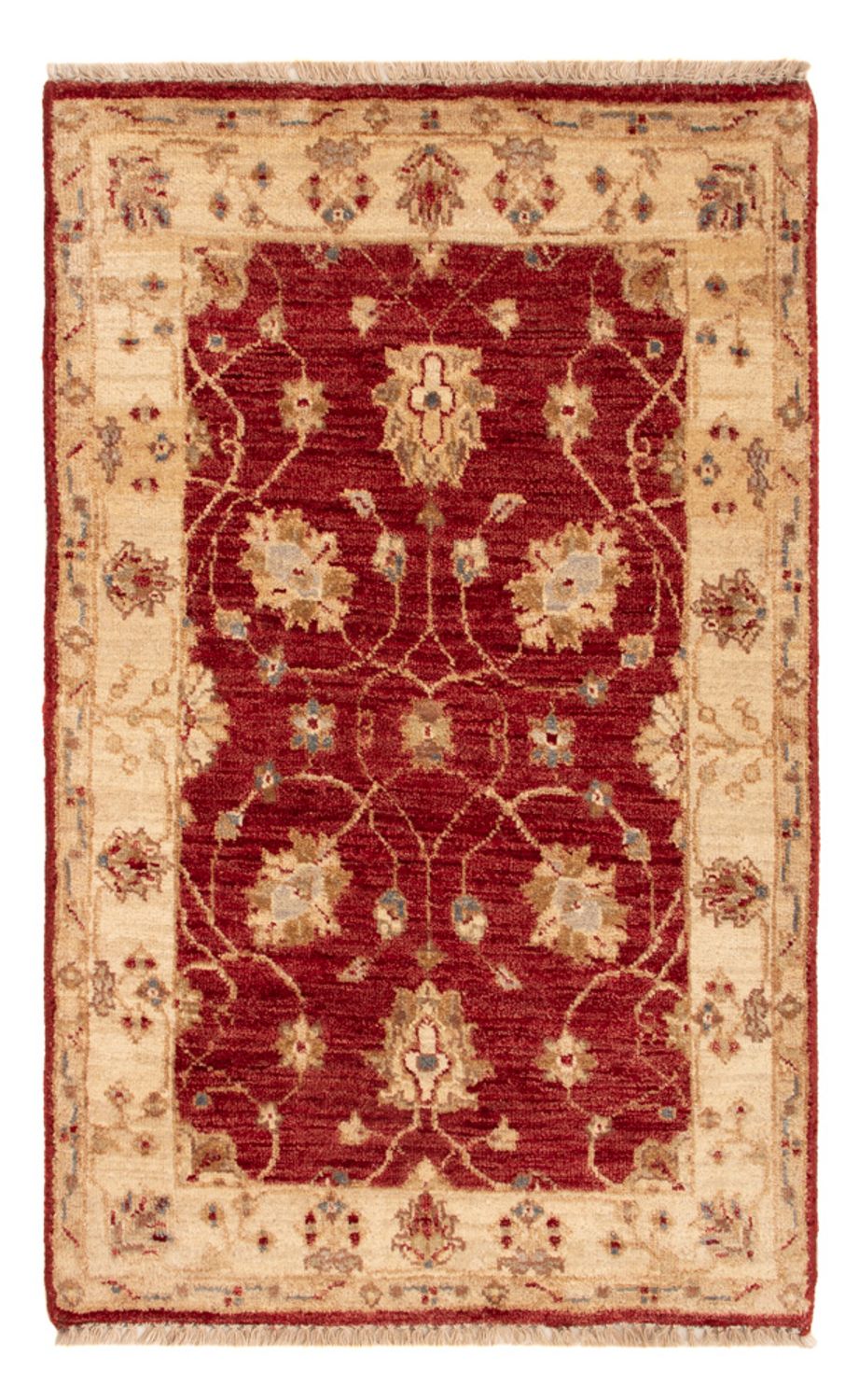 Alfombra Ziegler - 90 x 60 cm - rojo burdeos
