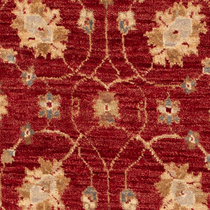 Alfombra Ziegler - 90 x 60 cm - rojo burdeos