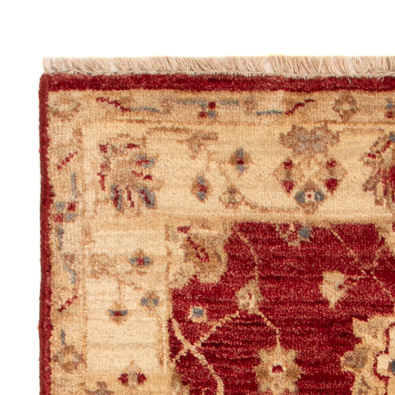 Alfombra Ziegler - 90 x 60 cm - rojo burdeos