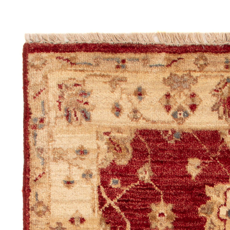 Alfombra Ziegler - 90 x 60 cm - rojo burdeos