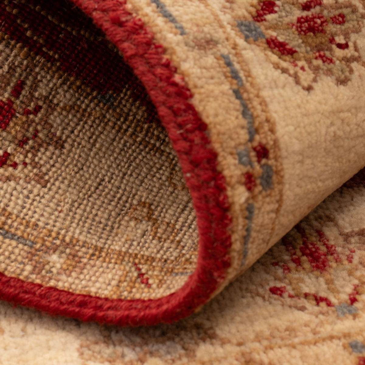 Alfombra Ziegler - 90 x 60 cm - rojo burdeos