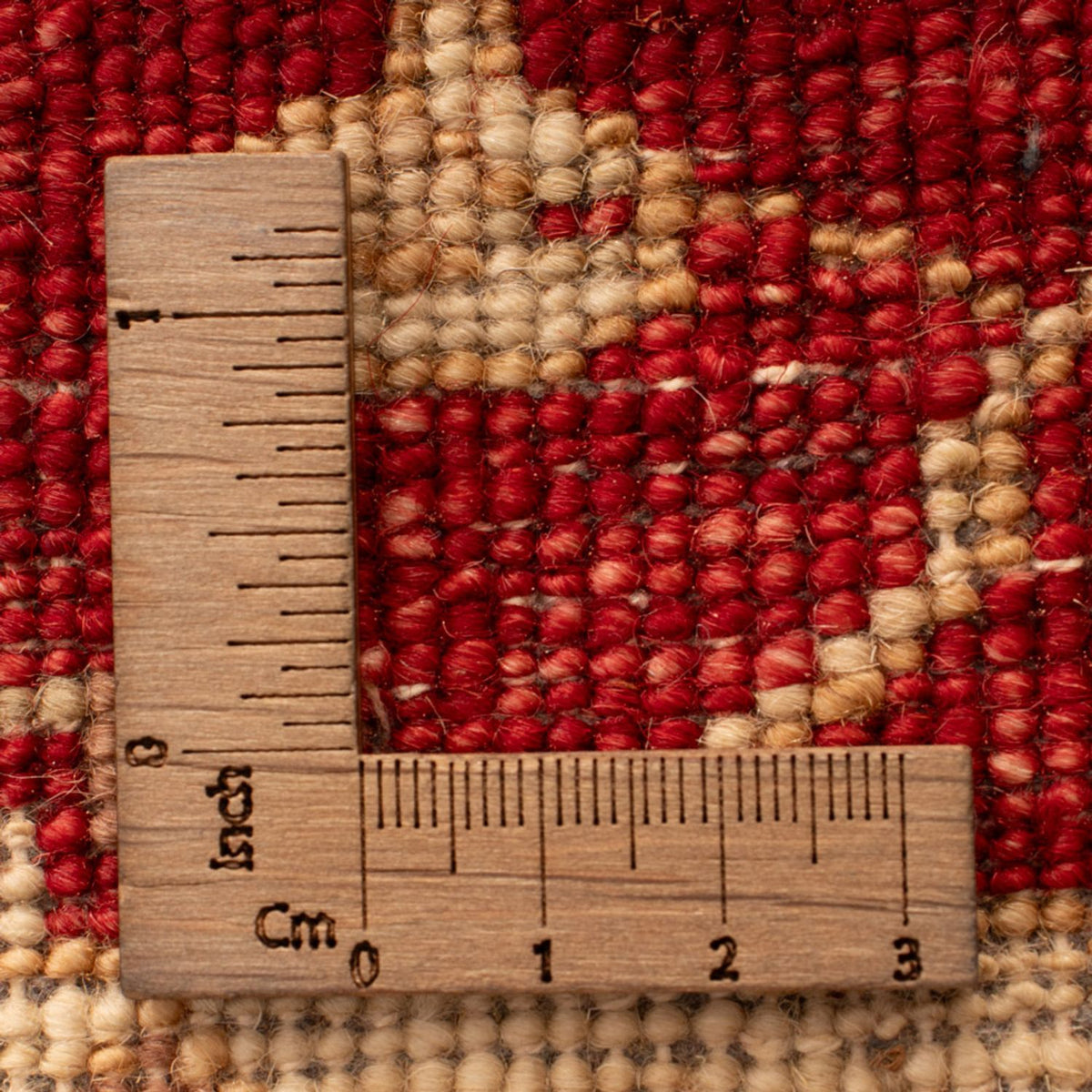 Alfombra Ziegler - 90 x 60 cm - rojo burdeos