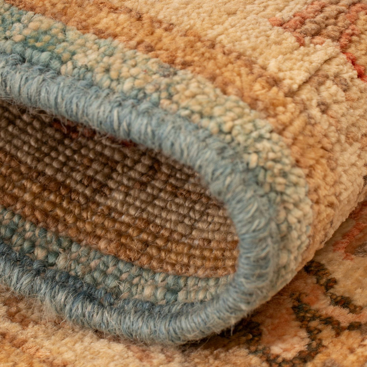 Alfombra Ziegler - 74 x 53 cm - azul claro