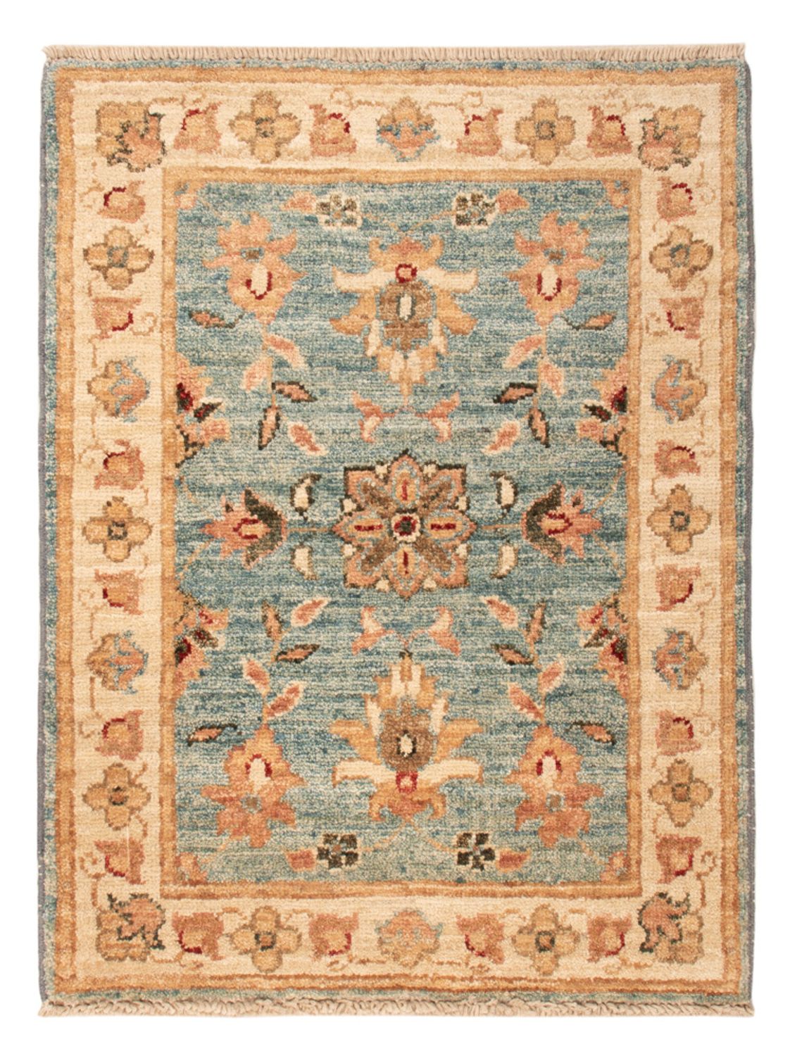 Alfombra Ziegler - 67 x 50 cm - turquesa