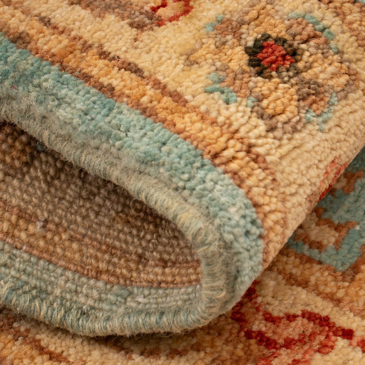 Alfombra Ziegler - 71 x 53 cm - turquesa