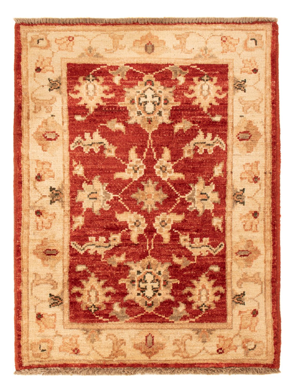 Alfombra Ziegler - 70 x 53 cm - rojo burdeos