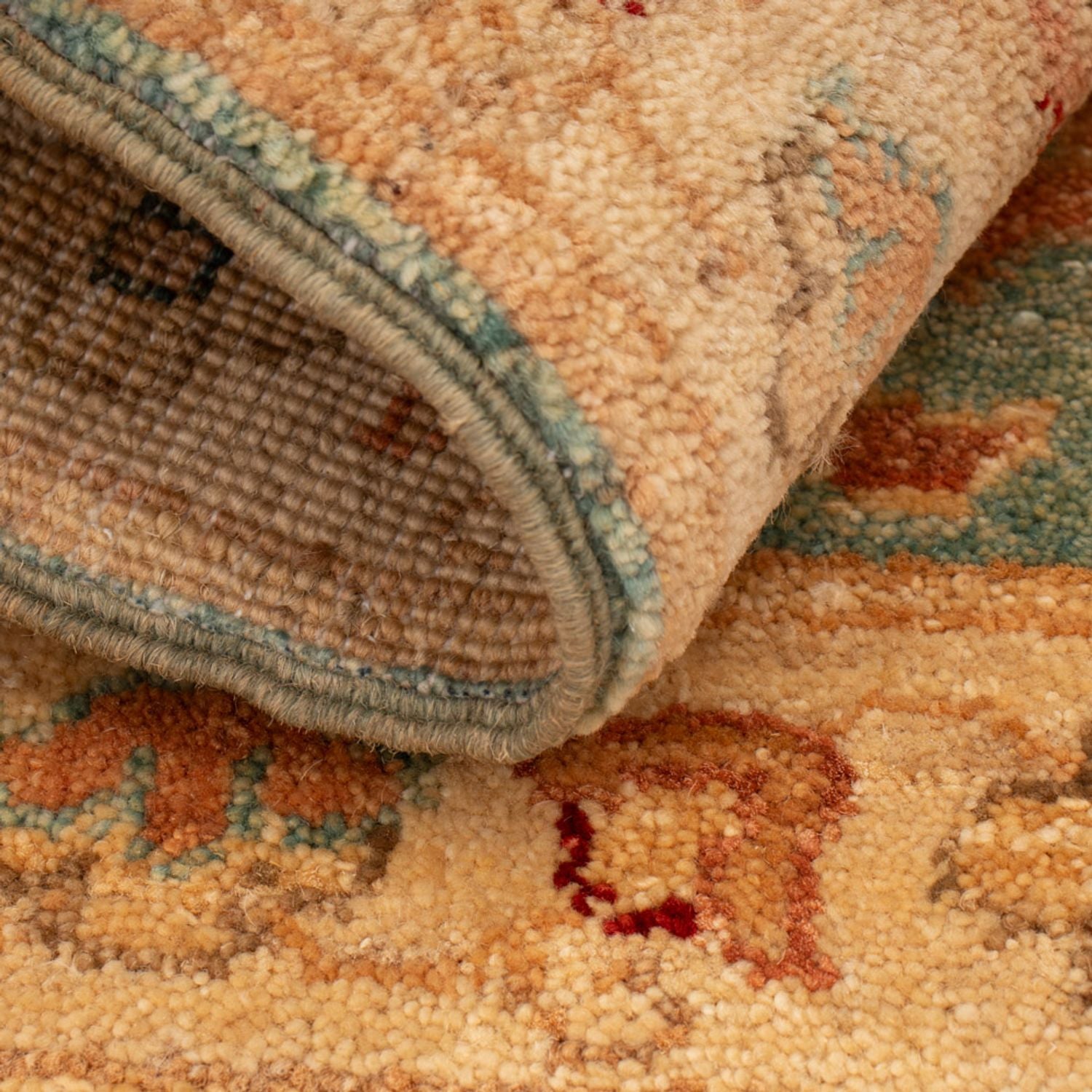 Alfombra Ziegler - 70 x 49 cm - turquesa