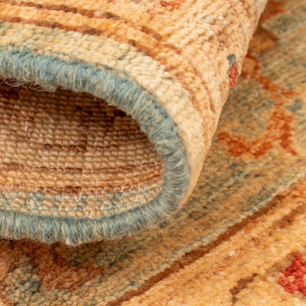 Alfombra Ziegler - 64 x 48 cm - turquesa