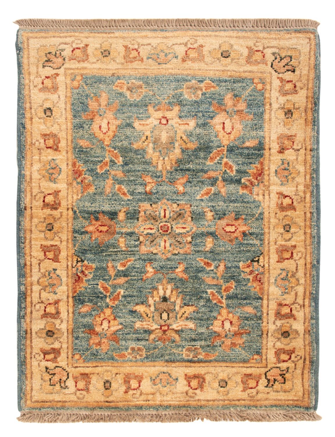 Alfombra Ziegler - 67 x 52 cm - turquesa
