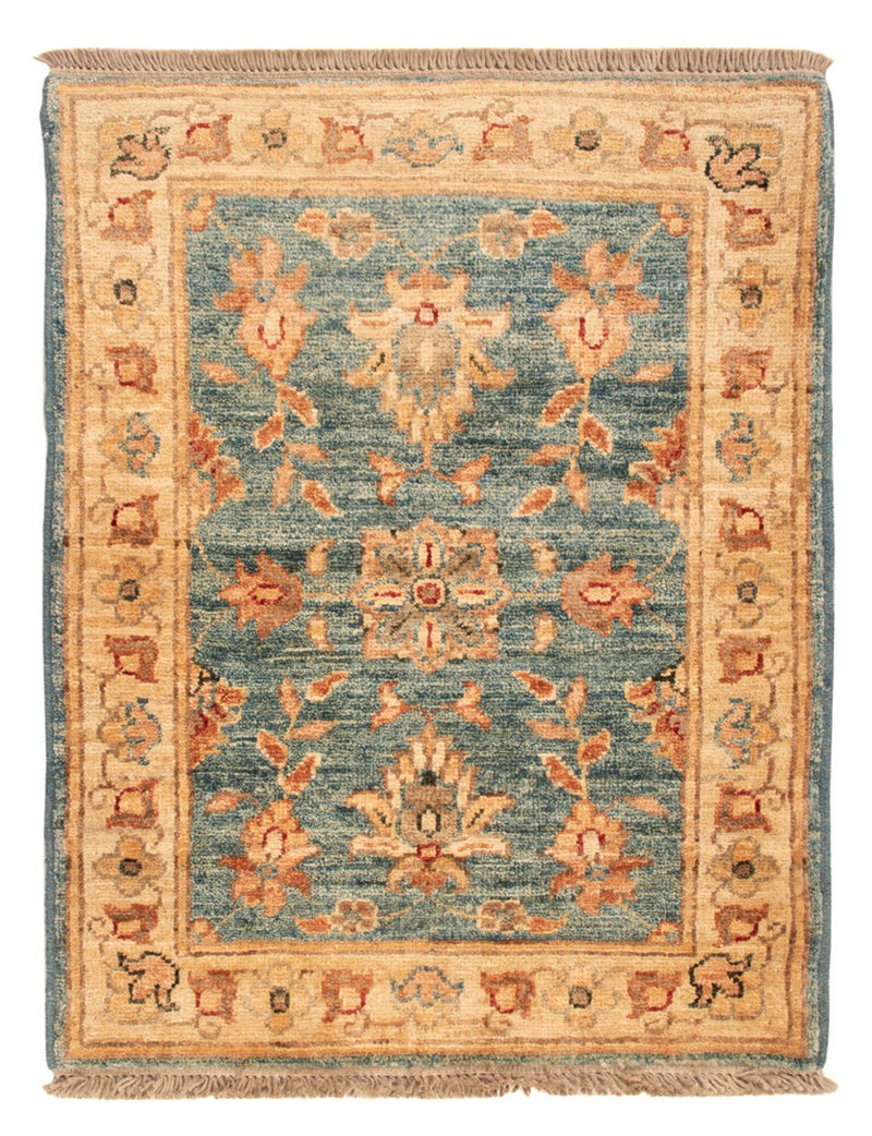 Alfombra Ziegler - 67 x 52 cm - turquesa